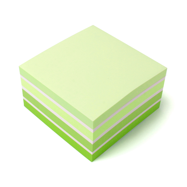 Post-it® Haftnotiz-Würfel grün