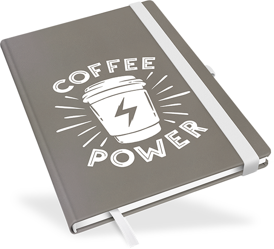 "Café au Lait" - Large mit deinem Umschlagdesign