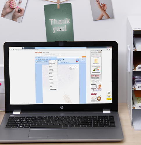 Briefpapier für dein Nagelstudio gestalten