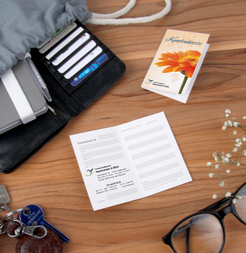 Individualisierte Kundenkarten für deine Kundenbindung