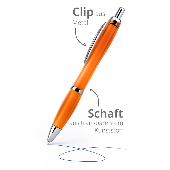 Kugelschreiber Color transparent