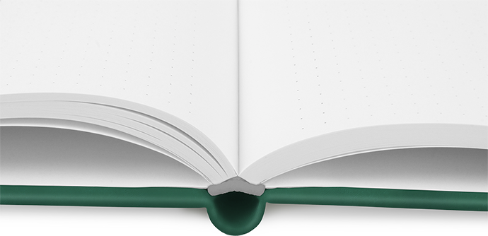 "Hunter Green" - Large mit deinem Umschlagdesign