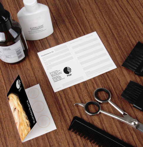 Friseure Kundenkarten individuell