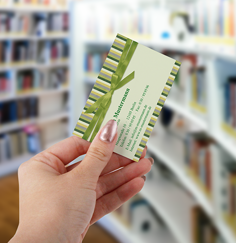 Visitenkarten für den Buchhandel gestalten
