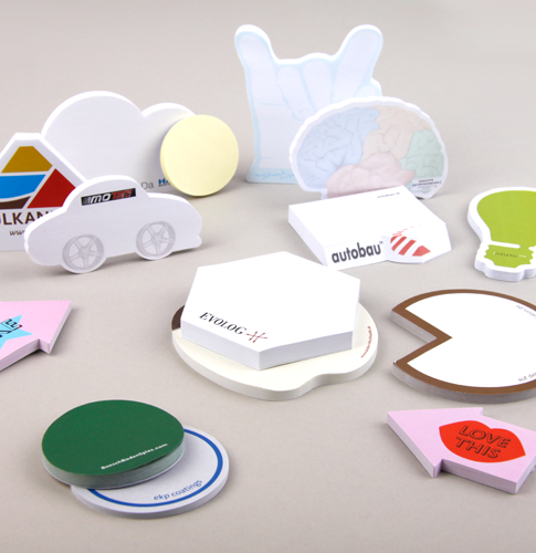 Welche verschiedenen Arten von Klebezetteln gibt es?