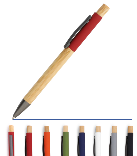 Kugelschreiber Bambus mit Lasergravur oder Digitaldruck