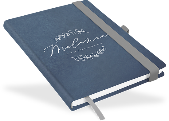 "Purple Navy" - DIN A5 mit deinem Umschlagdesign