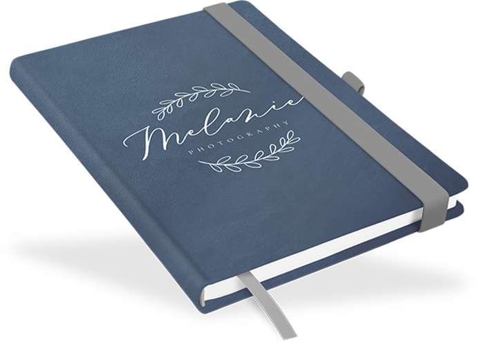 "Purple Navy" - DIN A5 mit deinem Umschlagdesign