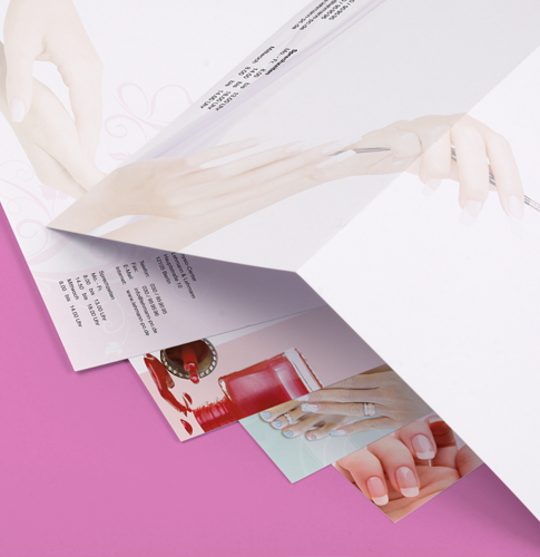 Briefpapier Nagelstudios und Fußpflege