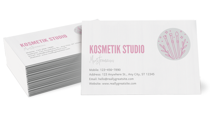 Was gehört auf die Rückseite der Visitenkarte?