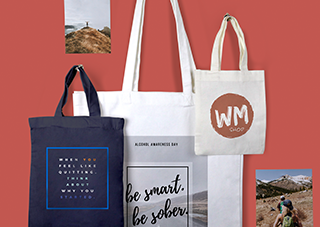 Welche Materialien werden für Recycling-Taschen verwendet?