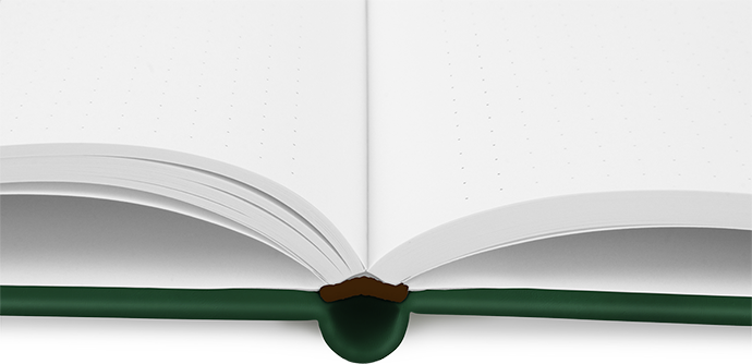 "Forest Green" - Large mit deinem Umschlagdesign