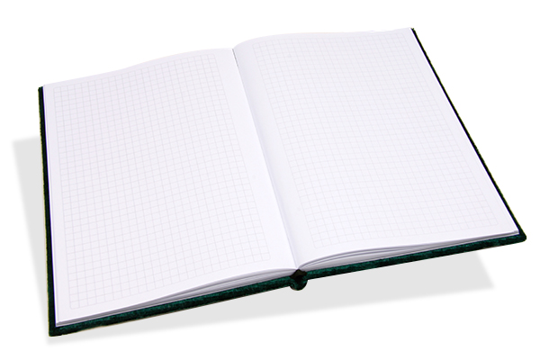 BIZBOOX® Spiegelsamt dunkelgrün DIN A5