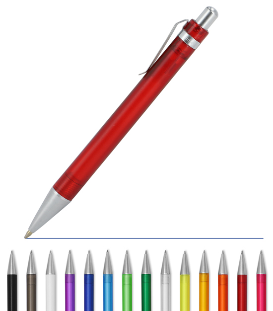 Kugelschreiber Arctis mit Metallelementen