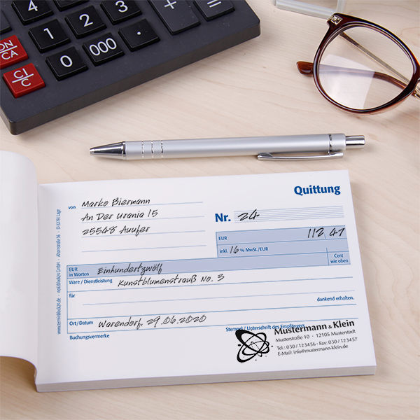 Dein Quittungsblock: Klein, aber entscheidend für dein Unternehmen