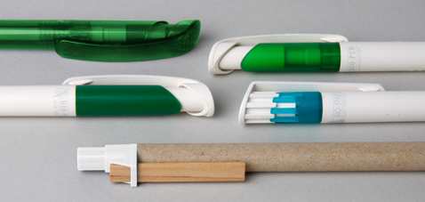 Welche Materialien sind bei ökologischen Kugelschreibern im Einsatz?