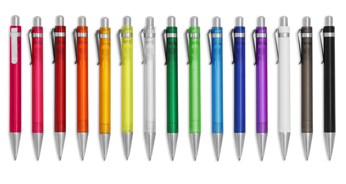 Kugelschreiber Arctis mit Metallelementen