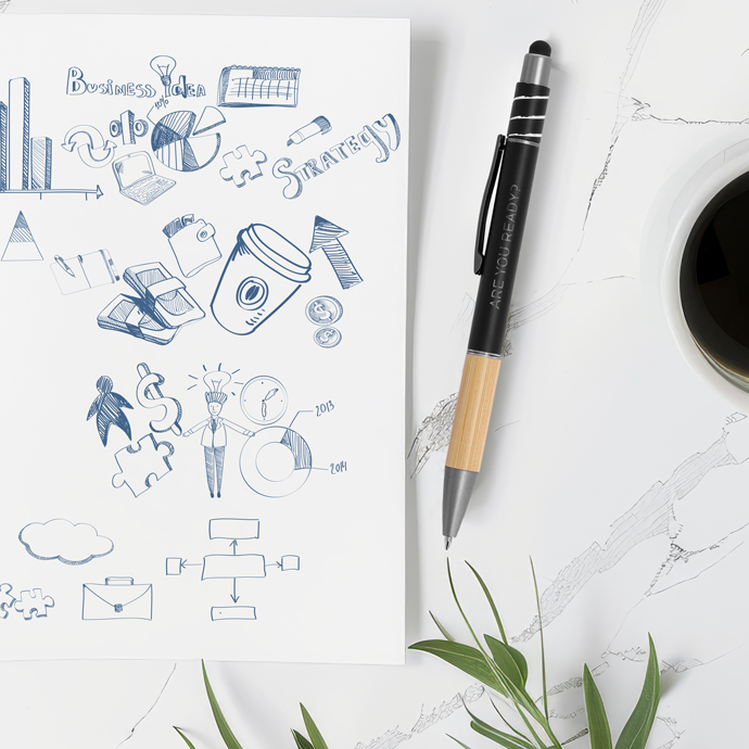 Fidget Kugelschreiber mit Touchfunktion