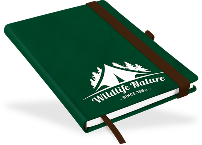 "Forest Green" DIN A5 mit deinem Umschlagdesign