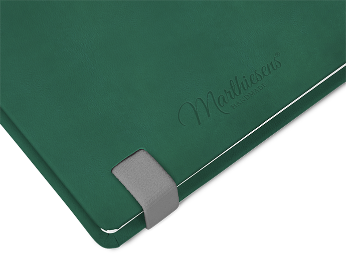 "Hunter Green" - DIN A5 mit deinem Umschlagdesign