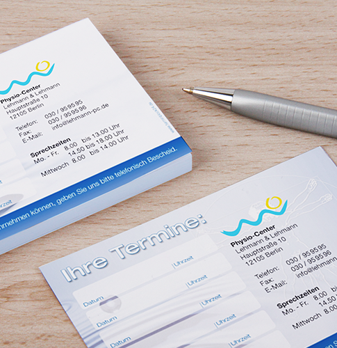 Hochwertige Terminzettel für die Fußpflege: Warum ein Block mit 50 Blatt mehr ist als nur ein Zettel