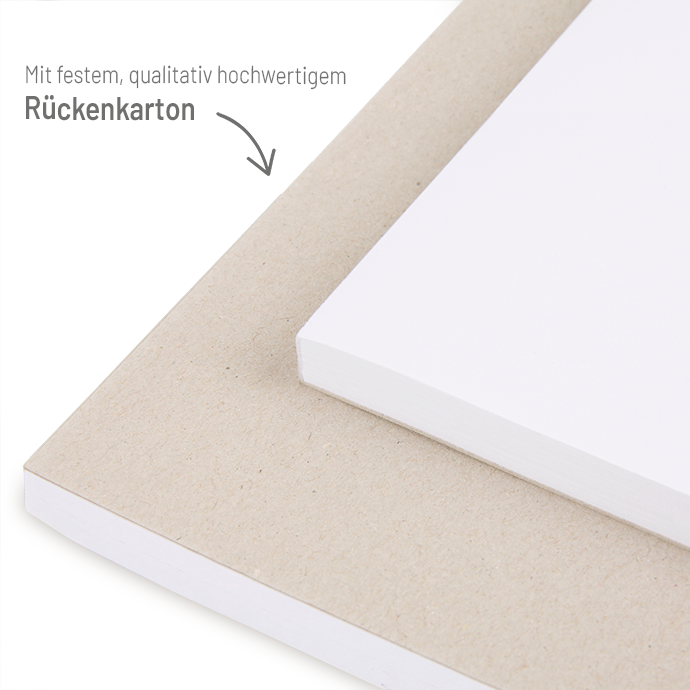 Notizblock Premium Quadrat klein