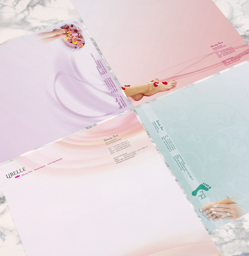 Wie sollte professionelles Briefpapier für Fußpflege aussehen?