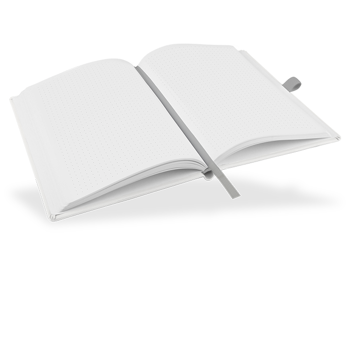 "Nappa weiss" - DIN A5