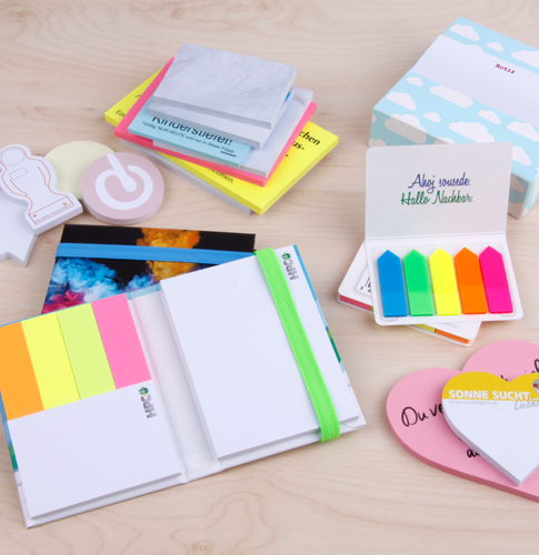 Du möchtest Haftnotizen mit mit Logo, Slogan oder Motiv personalisieren?