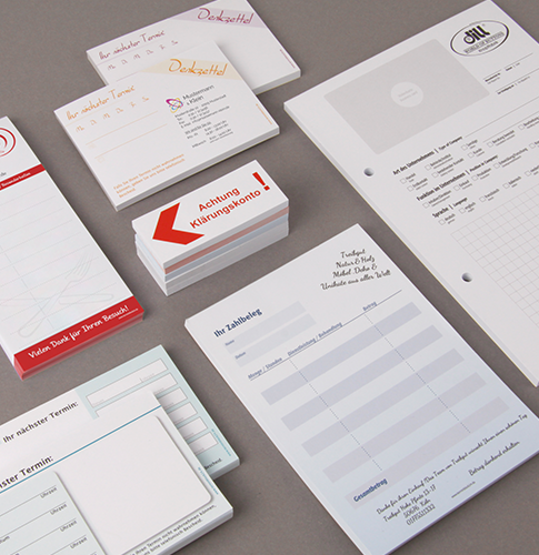 Mit individuellen Gesprächsnotizblöcken punkten