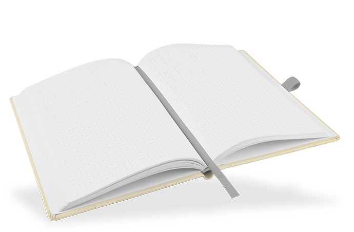 "Nappa Champagne" - DIN A5 mit deinem Umschlagdesign