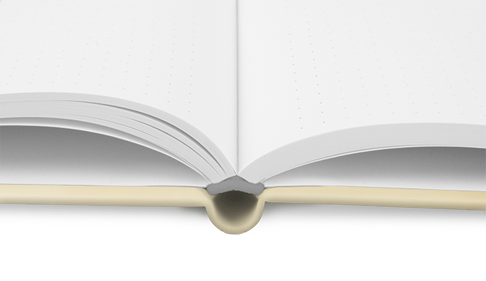 "Nappa Champagne" - DIN A5 mit deinem Umschlagdesign