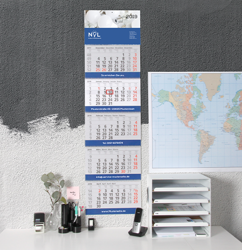 Was macht einen Wandkalender dekorativ und funktional zugleich?