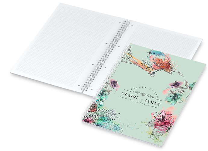 Spiralblock DIN A4 - selber konfigurieren