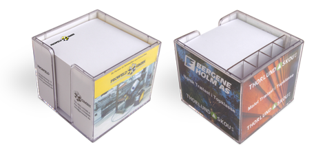 Deine Zettelbox transparent aus Kunststoff in vollem Umfang nutzen