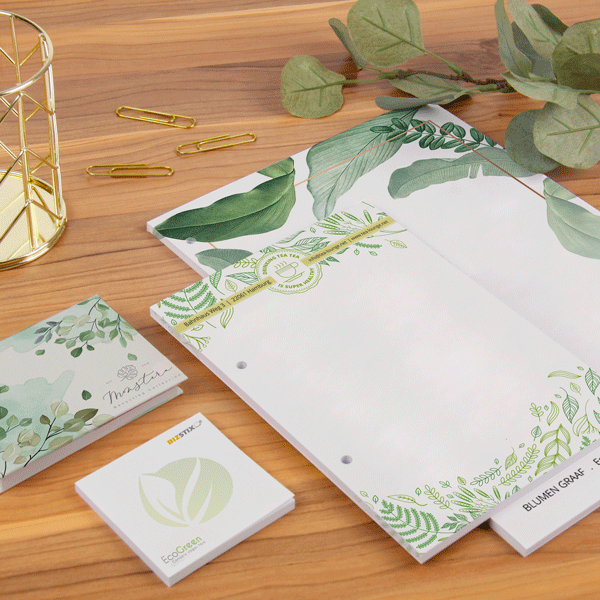 Recycling Collegeblöcke für Büro, Schule und Studium