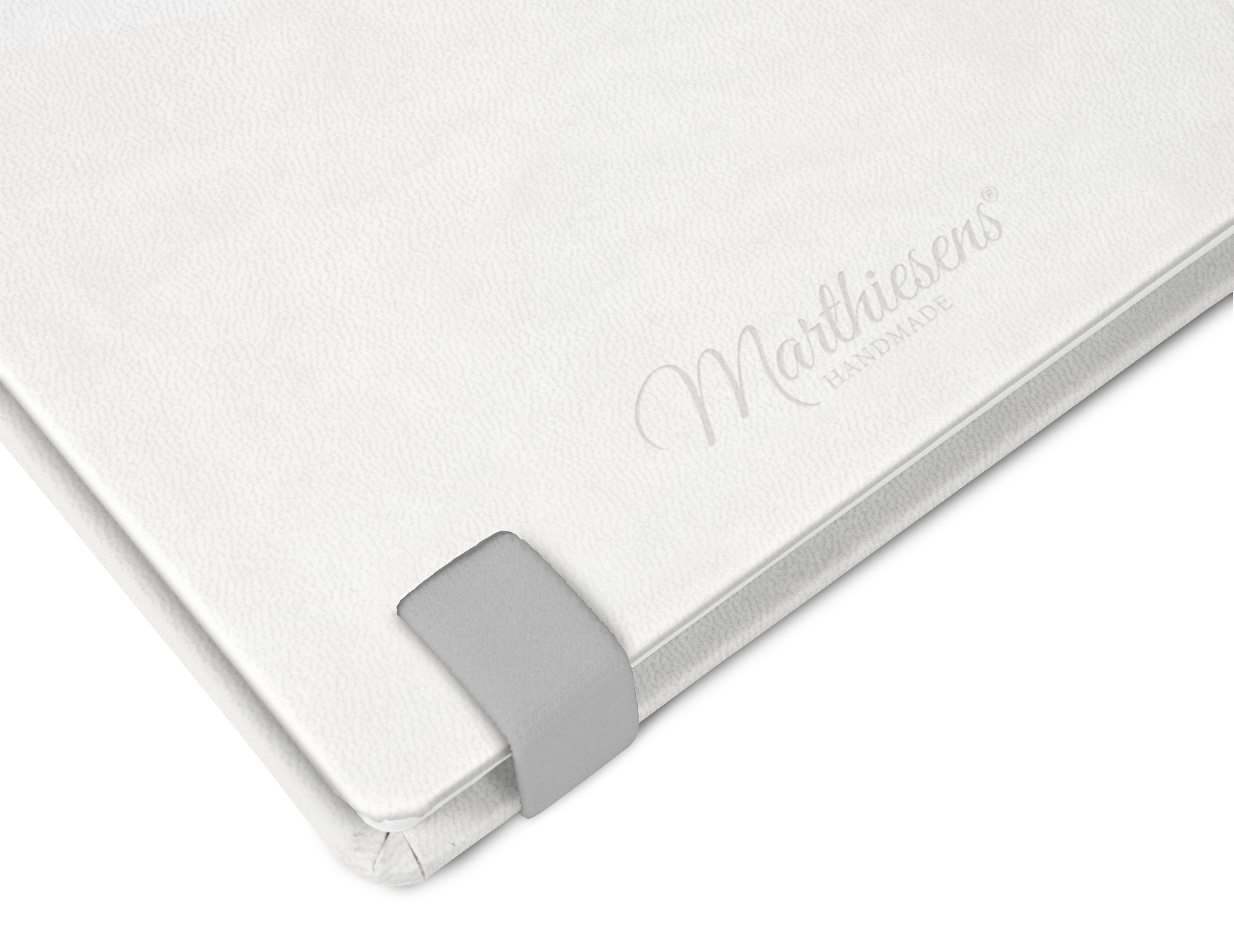 "Nappa weiss" - DIN A5 mit deinem Umschlagdesign