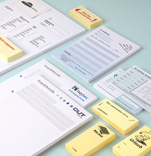 Wie funktioniert der Texteindruck bei Kurzmitteilungsblöcken?