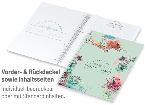 Spiralblock DIN A4 - selber konfigurieren