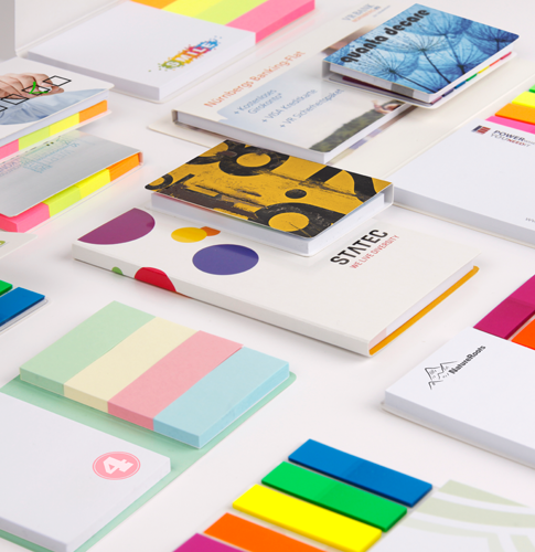 Haftnotiz-Sets für ihre Werbebotschaft