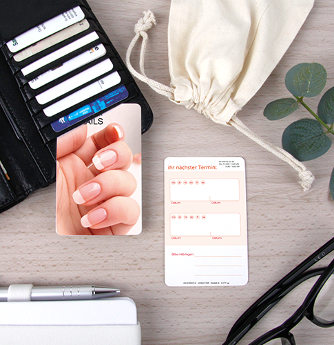 Nagelstudio Terminkarten 