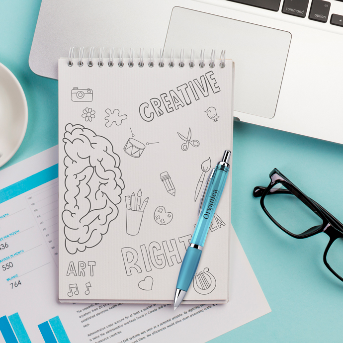 Kugelschreiber Color transparent