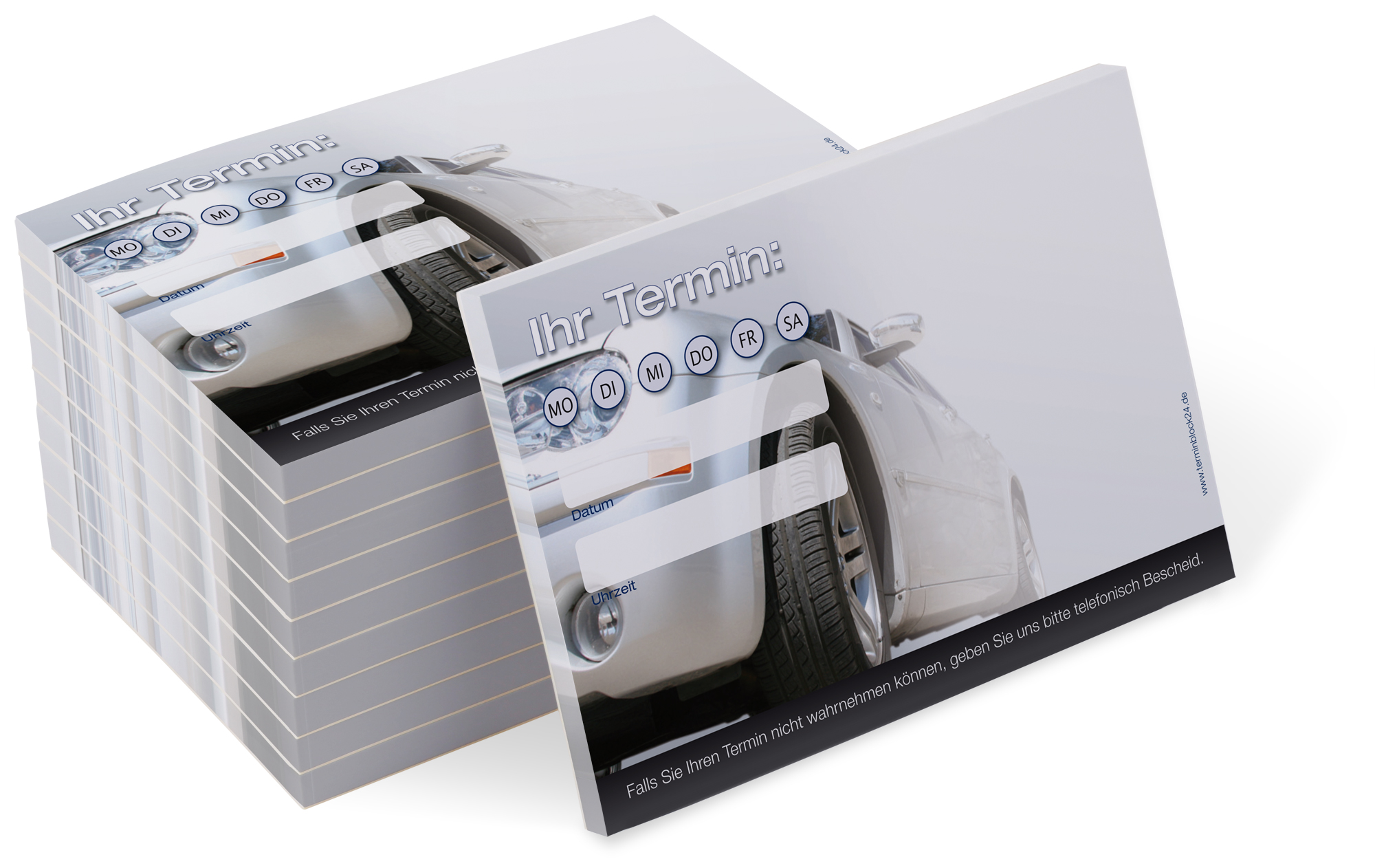 Terminzettel "Mobile" - 1 Termin mit Wochentagen