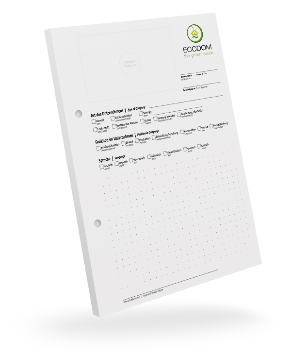 Messeberichtblock A5 Punktraster