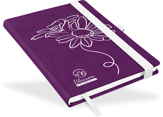 "Imperial Lila" - DIN A5 mit deinem Umschlagdesign