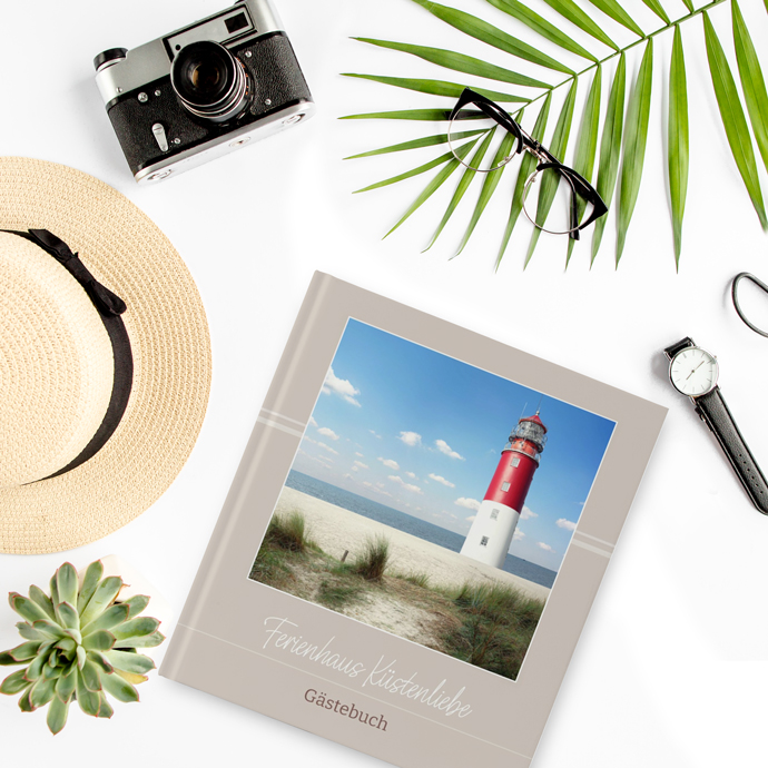 Ein Andenken vom Urlaub - Gästebücher für deine Ferienwohnung