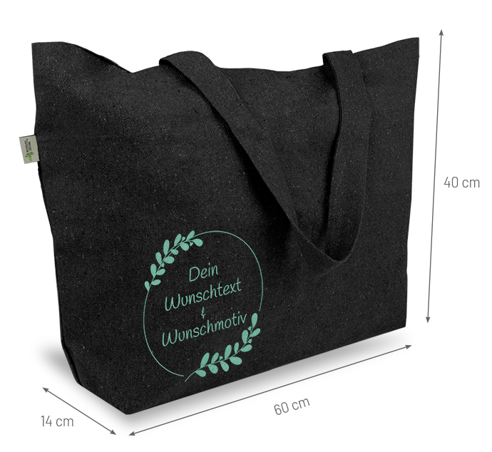 Recycling Tasche bedrucken lassen