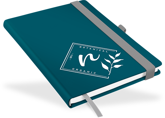 "Metallic Seaweed" - DIN A5 mit deinem Umschlagdesign