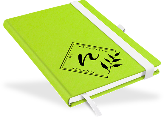 "Green Lizard" - DIN A5 mit deinem Umschlagdesign