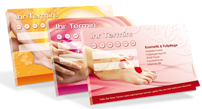 Terminzettel Fußpflege 